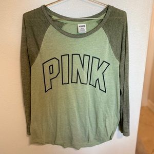 PINK baseball Tee
